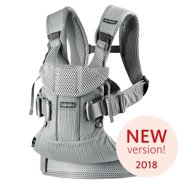 BABYBJORN ONE Ergonomický nosič ONE Silver 3D Mesh