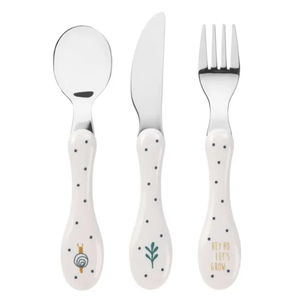 Lässig detský príbor Cutlery 3pcs Garden Explorer