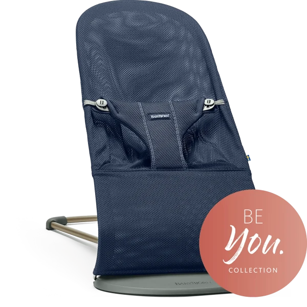 BABYBJORN Lehátko Bouncer Bliss Navy blue Mesh kolekcia BE YOU