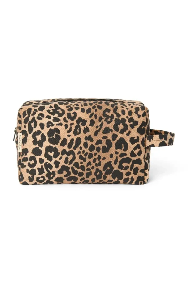 STUDIO NOOS - Cotton POUCH - kabelka Brown Leopard