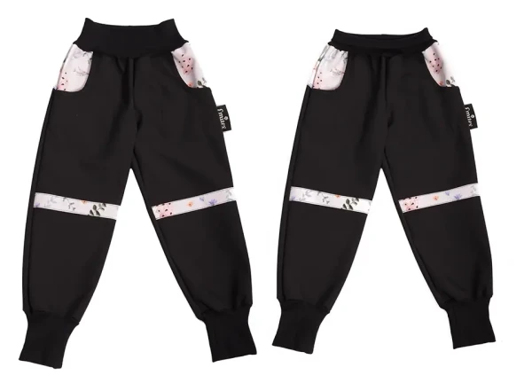 Emitex Detské Soft nohavice Forest Blossom