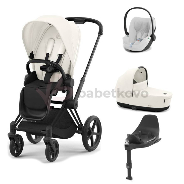 CYBEX PRIAM 4-kombinácia MATT BLACK Off White