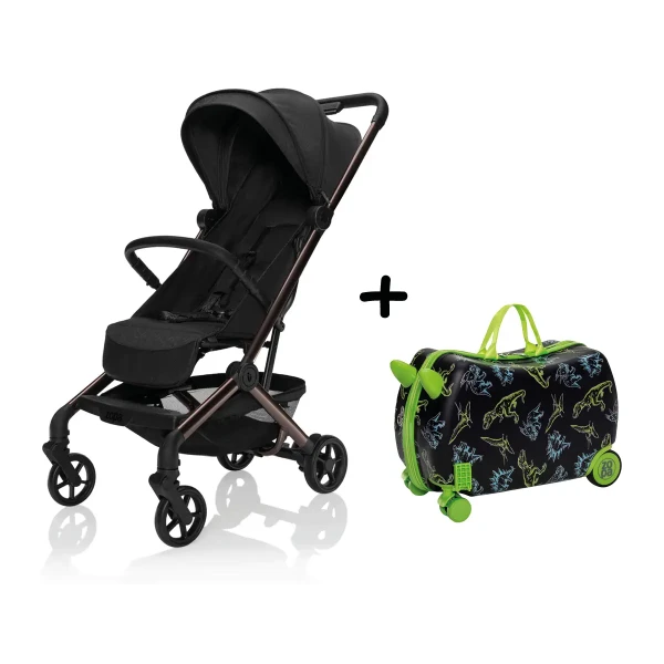 Zopa Športový kočík Jet + kufrík Pack&Ride ZDARMA, Quartz Black