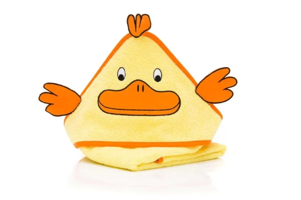 Fillikid Osuška s kapucňou duck 75x75cm