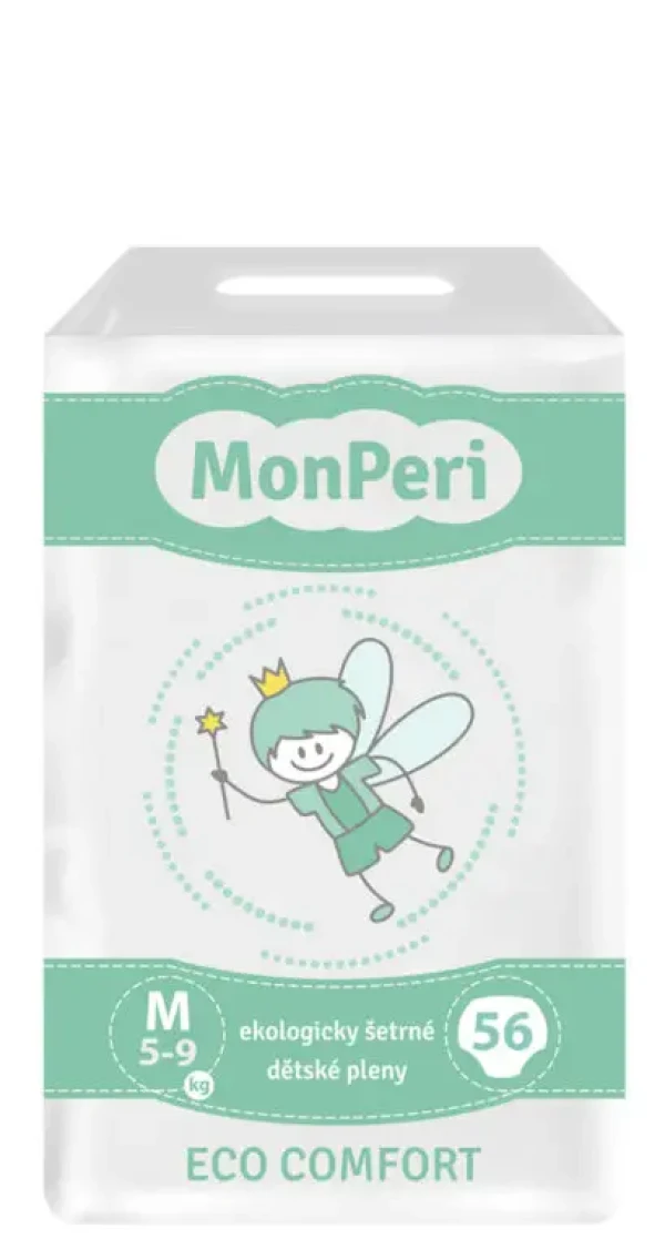 MonPeri jednorazové plienky 5-9 kg ECO comfort M