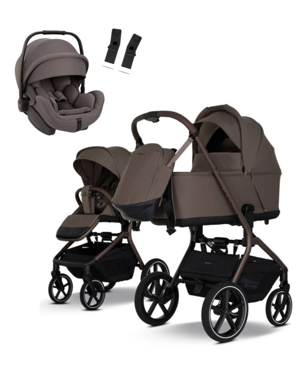 MY JUNIOR MAVI Mocca Brown + Autosedačka Nuna Arra Flex