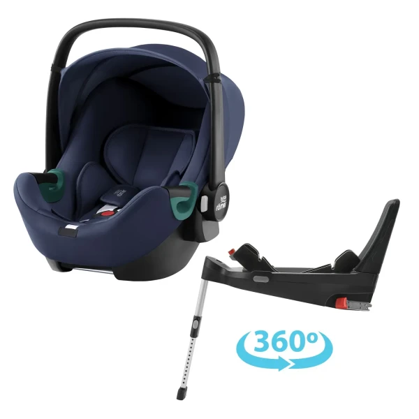 BRITAX RÖMER Autosedačka Baby-Safe 3 i-Size Flex Base 5Z Bundle, Indigo Blue