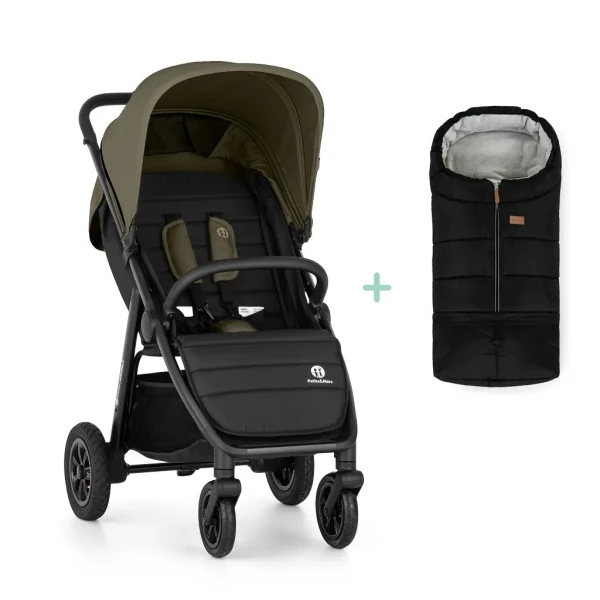 PETITE&MARS Kočík športový Airwalk Mature Olive + PETITE&MARS fusak Jibot ZADARMO