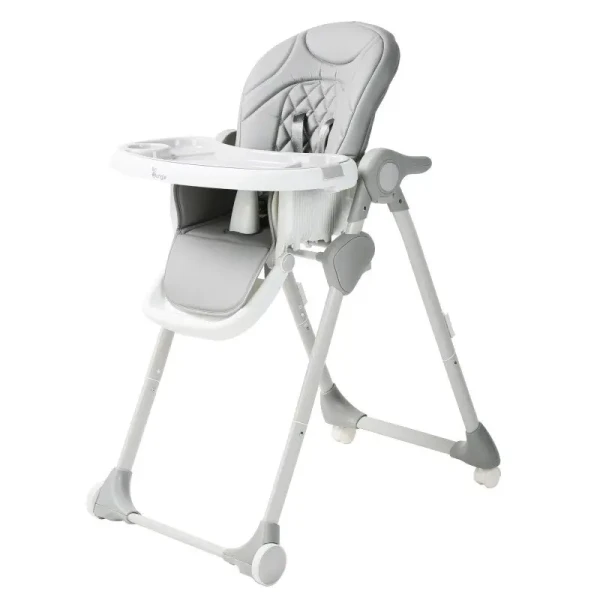 Bo Jungle Jedálenská stolička B-DINNER CHAIR WHEELY Grey