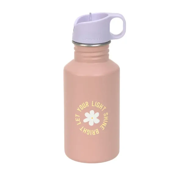 LÄSSIG Bottle Stainless Steel Pattern Party rose/lilac