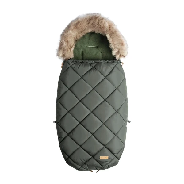 Beztroska fusak-kožušina 100 cm, olive (6-24) / M