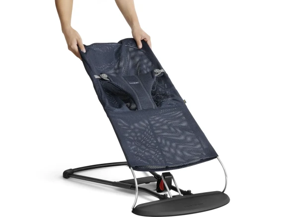 BABYBJORN Poťah na lehátko Balance BLISS Navy Blue Mesh