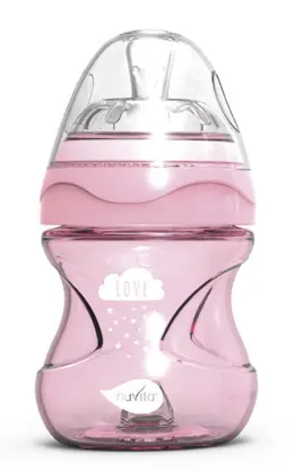 NUVITA Fľaška Mimic Cool 150ml, Light pink