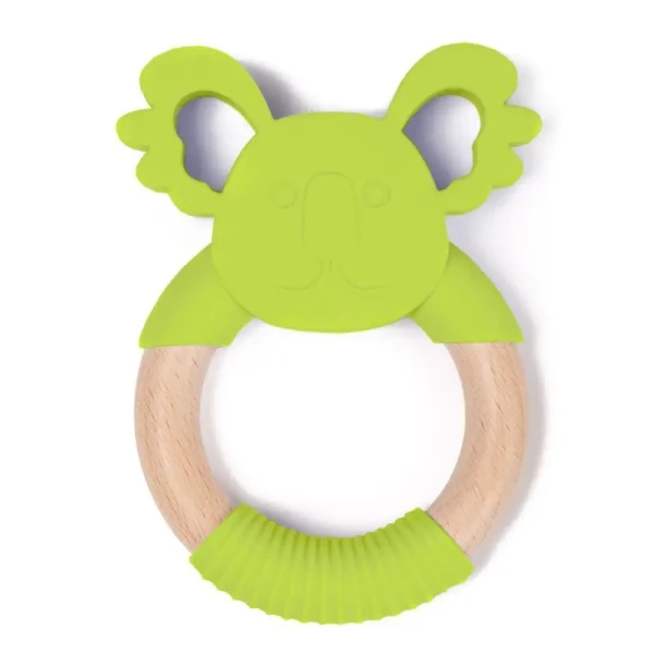 Bo Jungle Hryzátko B-TEETHER ANIMAL WOOD Green Koala