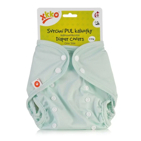 XKKO Vrchné plienkové nohavičky One Size- Pastel Mint