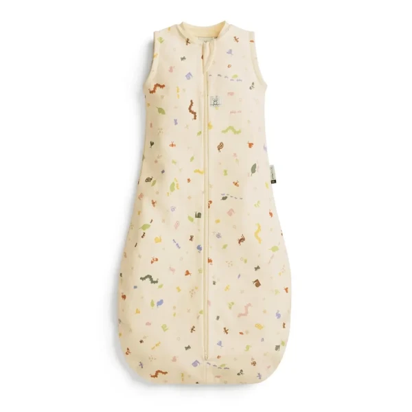 ERGOPOUCH Vak na spanie organická bavlna Jersey Critters 3-12 m, 6-10 kg, 1 tog