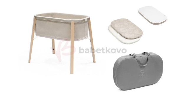 Stokke Snoozi Postieľka Sandy Beige + Darčeky