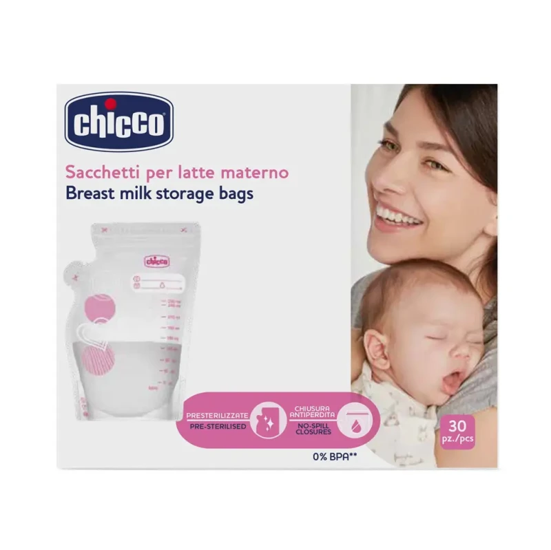 CHICCO Sáčky na materské mlieko 250 ml 30 ks