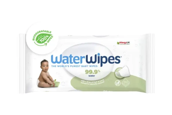 WATERWIPES Vlhčené obrúsky bez obsahu plastov Soapberry 60 ks