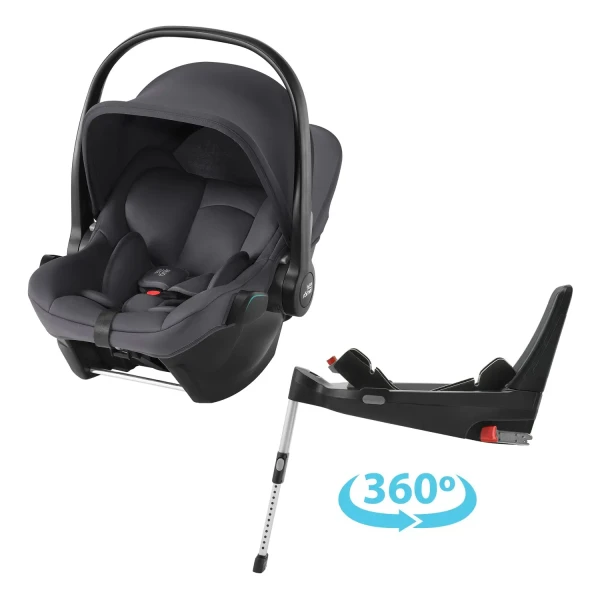 BRITAX RÖMER Autosedačka set Baby-Safe Core + Flex Base 5Z, Midnight Grey