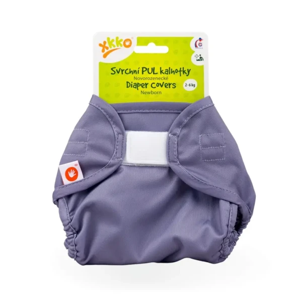 XKKO Vrchné plienkové nohavičky Newborn - Lavender Aura