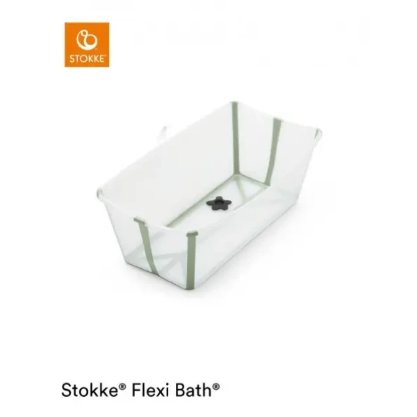 Stokke Flexi Bath Skladacia vanička na kúpanie Transparent Green