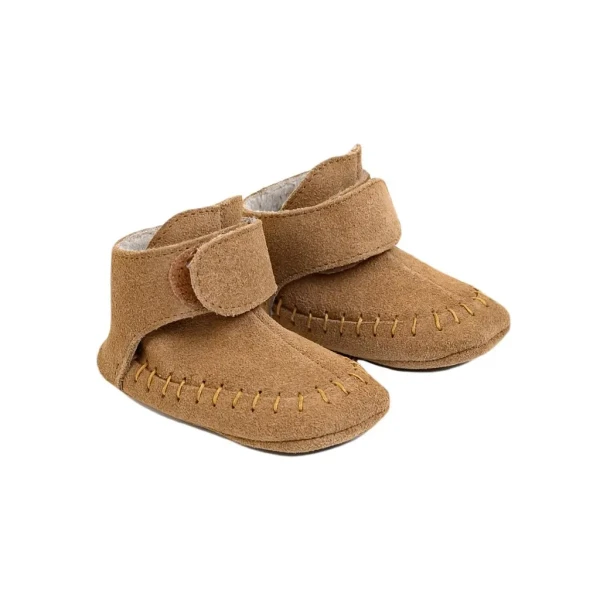 LODGER capačky Walker Moccasin Cognac 6-12 m