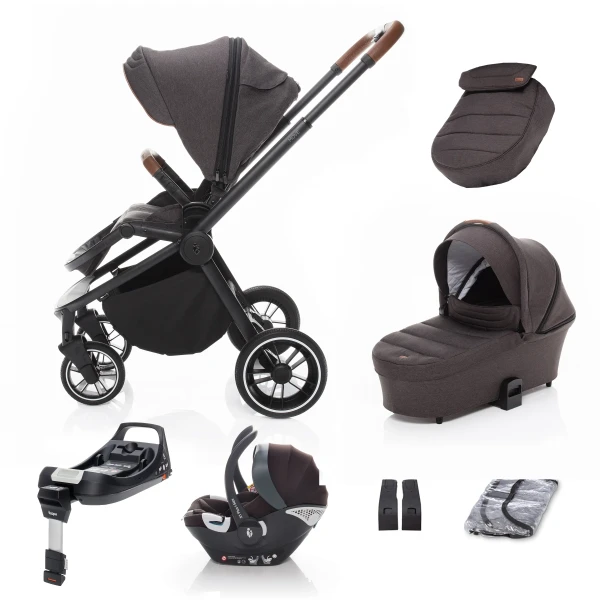 Zopa SET kočík Move+ korba+adaptéry+autosedačka+báza, Rocky Grey/Black