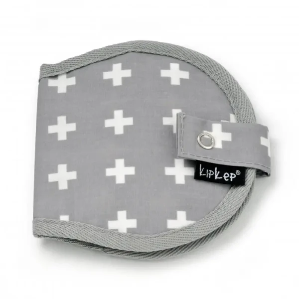 KipKep Puzdro na vložky do podprsenky NURSERY WALLET Crossy Grey