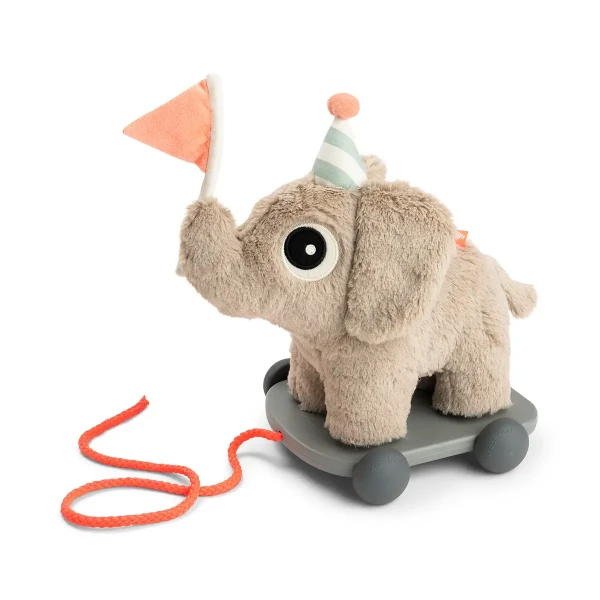 DONE BY DEER Ťahacia hračka na kolieskach Elphee - piesková