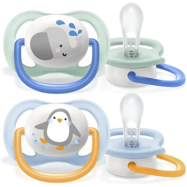 Philips AVENT Cumlík Ultra air zvieratko 0-6m chlapec 2 ks | PHILIPS AVENT