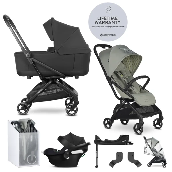 EASYWALKER SET Kočík kombinovaný 4v1 Rockey S Peanuts Iconic + CYBEX Aton B2 i-Size + základňa
