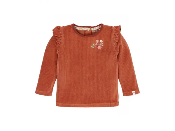 Little Dutch Tričko dlhý rukáv Deep Berry vel. 92