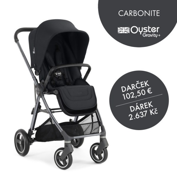 Oyster GRAVITY PLUS kočík, Carbonite 2025