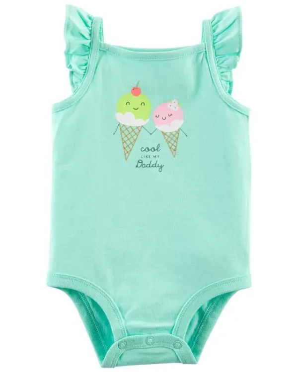 CARTERS Body tielko Blue dievča 12 m, vel. 80