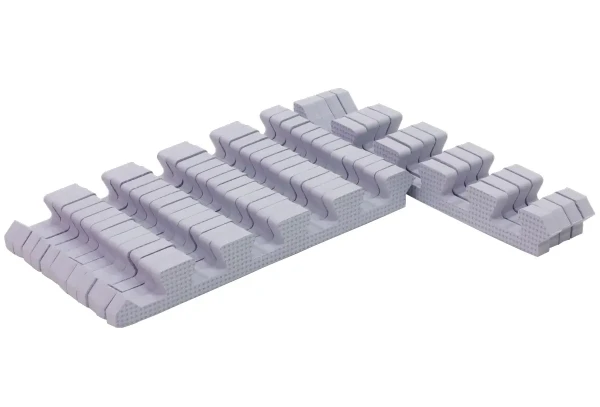 Rialto Baby Sada okrajov Silver pre penové puzzle 120x120cm