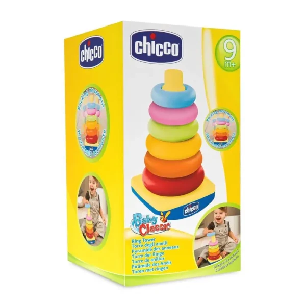 CHICCO Krúžky na kuželi 6m+