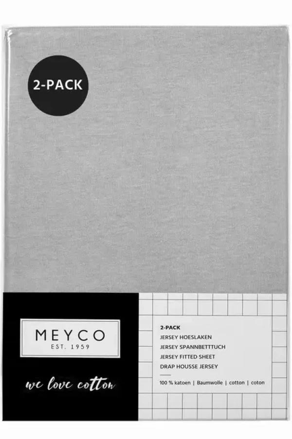 Meyco Džersejová plachta 70x140/150 - Light grey