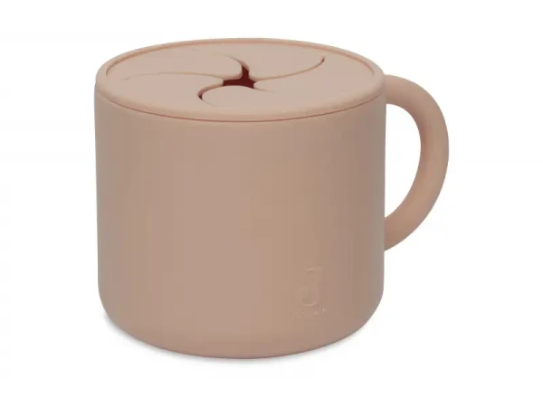 Jollein Téglik na desiatu silikónový Pale Pink