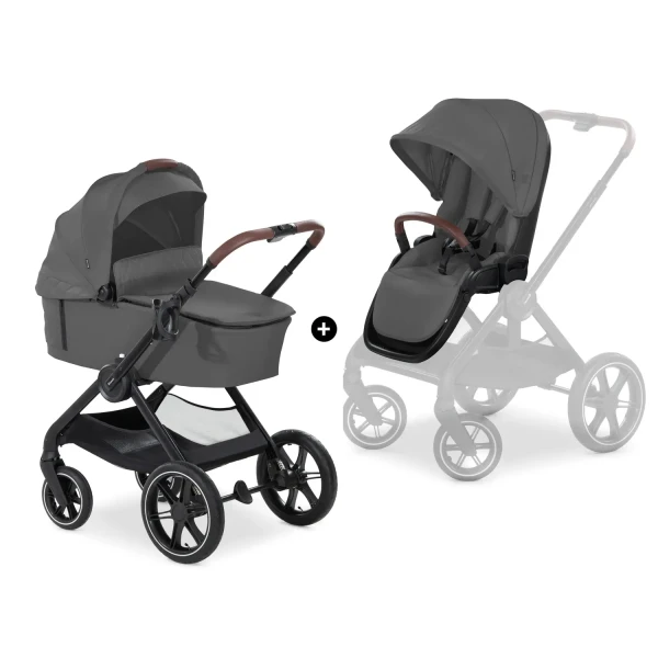 Hauck Sada 2v1 Kočík Walk N Care Air Dark Grey