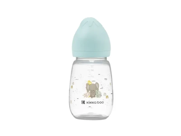 KikkaBoo Dojčenská fľaša 260ml 3m+ Savanna Mint