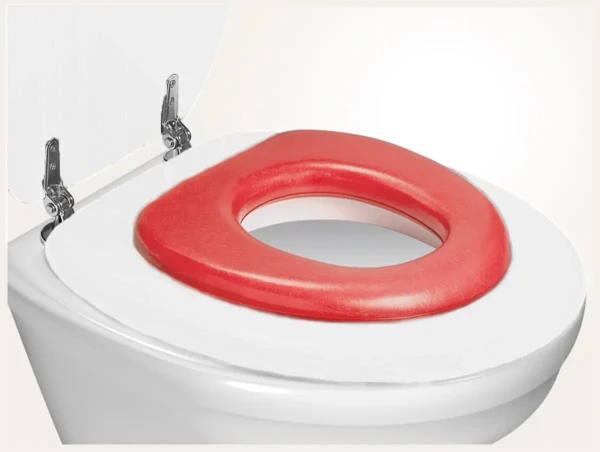 Reer WC sedadlo mäkké červené