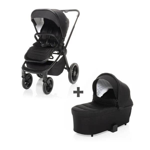 Zopa MOVE Cross 2 kočík + XL hl. vanička zdarma, All Black