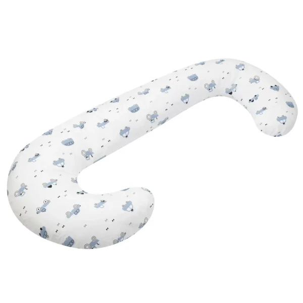 New Baby Univerzálny dojčiaci vankúš v tvare C Autá