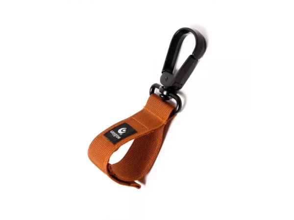 EasyGrow Úchyt veľký pre zavesenie tašky na kočík Brown