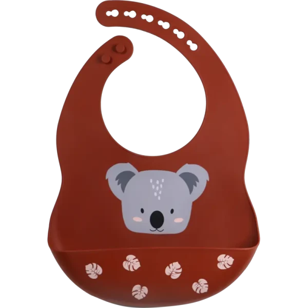 TRYCO Silikónový podbradník Koala, Dark Rust
