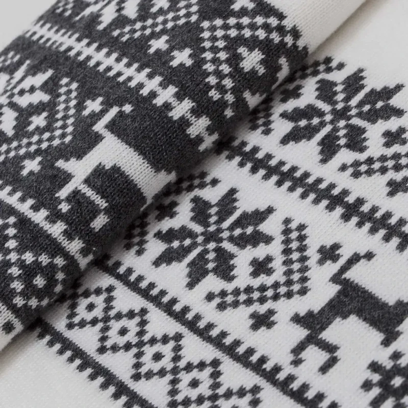 CEBA Deka pletená v darčekovom balení 90x90 soby biele
