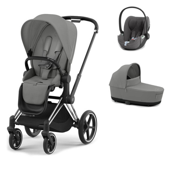 CYBEX PRIAM 3-kombinácia CHROME BLACK Mirage Grey
