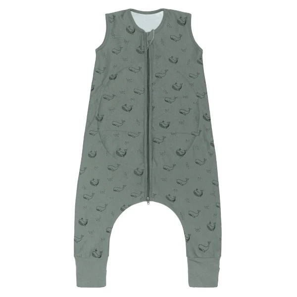 Fillikid Detský overal na spanie whale green vel. 104
