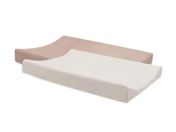 Jollein Poťah na prebaľovaciu podložku 50x70cm 2 ks froté Wild Rose/Ivory